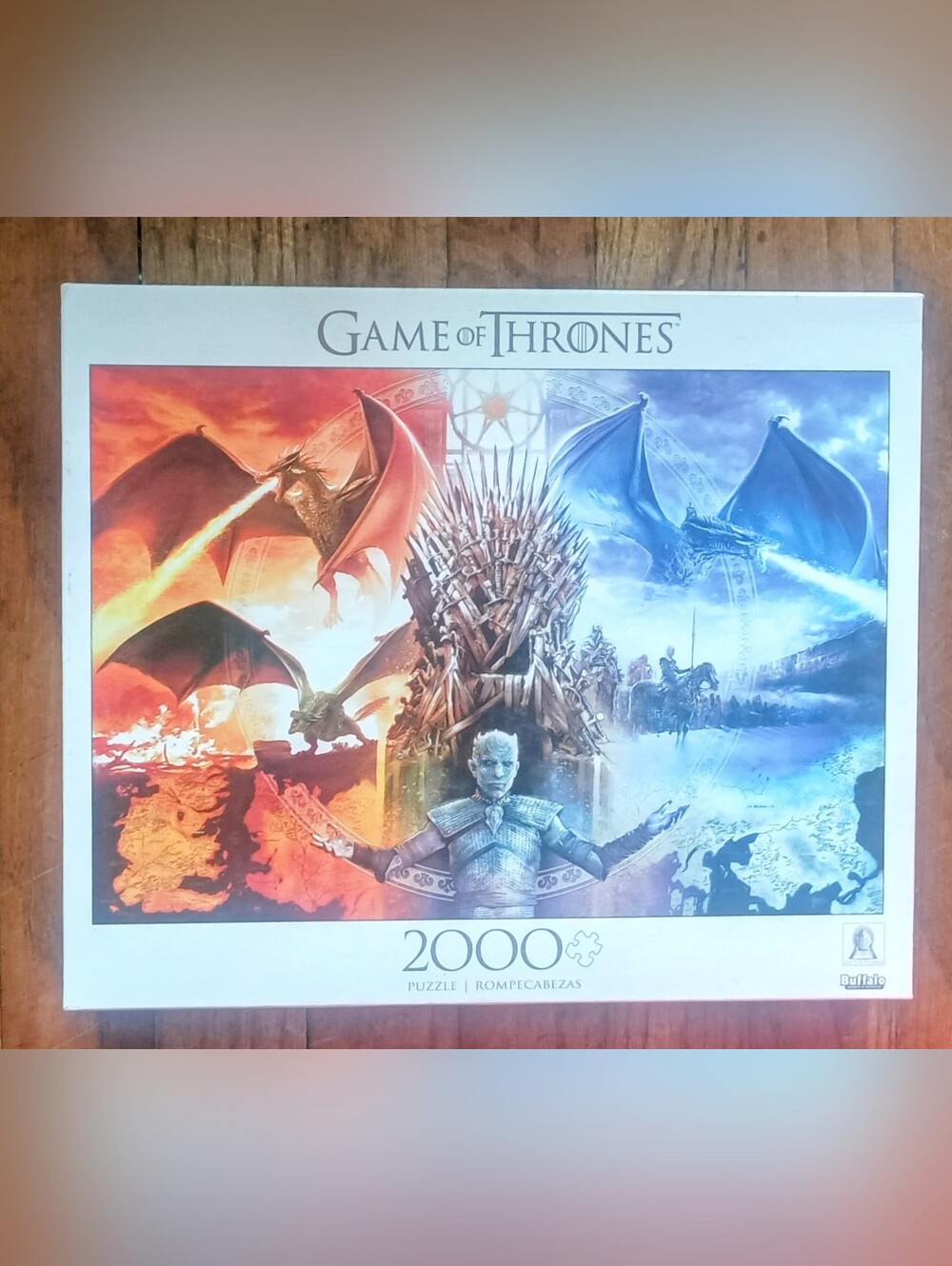 Buffalo David Bitton Game of Thrones Puzzle - Red, Blue, White